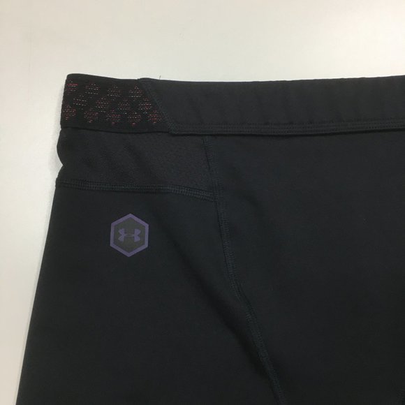 UNDER ARMOUR Black Celliant Powered Rush UA Speed Performance Pull On Leggings - Picture 4 of 12